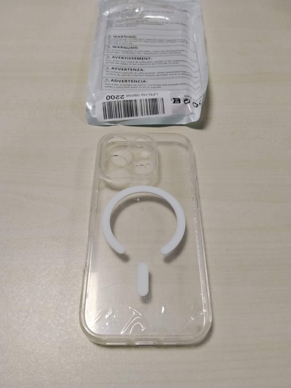 296247 - OUDUDIANZI Mbrojtëse Magsafe për iPhone 16 Pro, transparente
