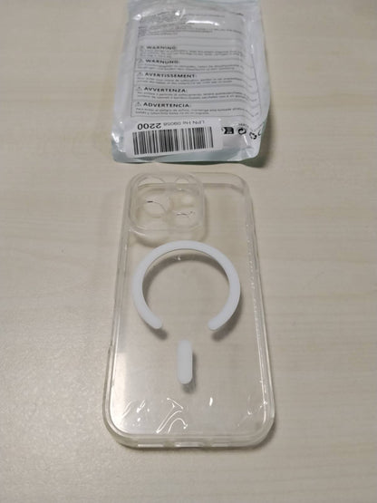 296247 - OUDUDIANZI Mbrojtëse Magsafe për iPhone 16 Pro, transparente