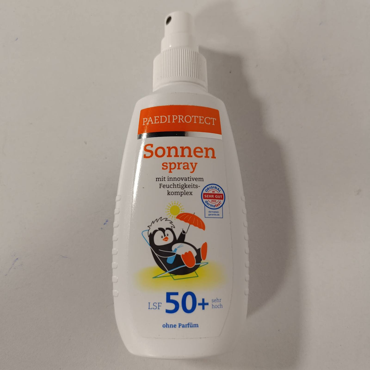 297522 - PAEDIPROTECT Sprej mbrojtës nga dielli për fëmijë dhe bebe, SPF 50+, 150 ml, pa aromë, vegan, pa mikroplastikë