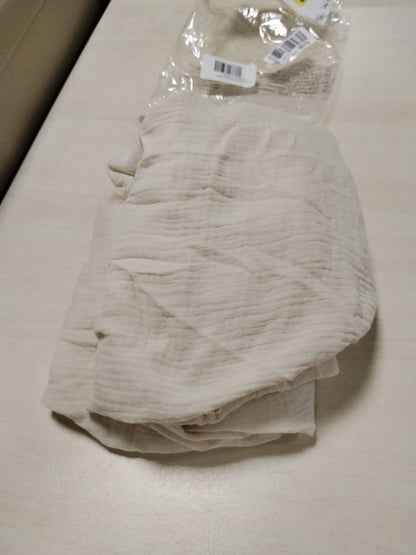297376 - MEDI PARTNERS Çarçaf i Fiksuar Muslin 60x120 cm, 100% Pambuk, për Fëmijë, Bezhë