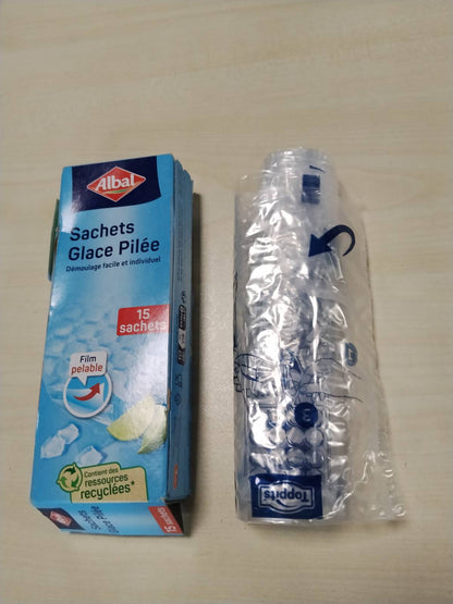 297822 - ALBAL 15 Qese Akullore të Thërrmuara, Çlirohen Lehtë, Mbushen Lehtë, Burime të Ricikluara