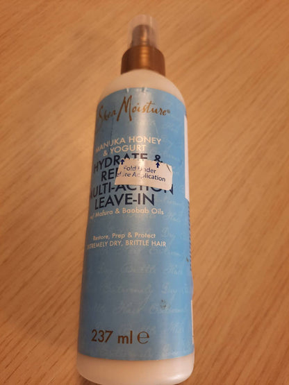 303259 - SHEAMOISTURE Maska shumëfunksionale Hydrate & Repair me mjaltë Manuka dhe kos, 1 x 237 ml
