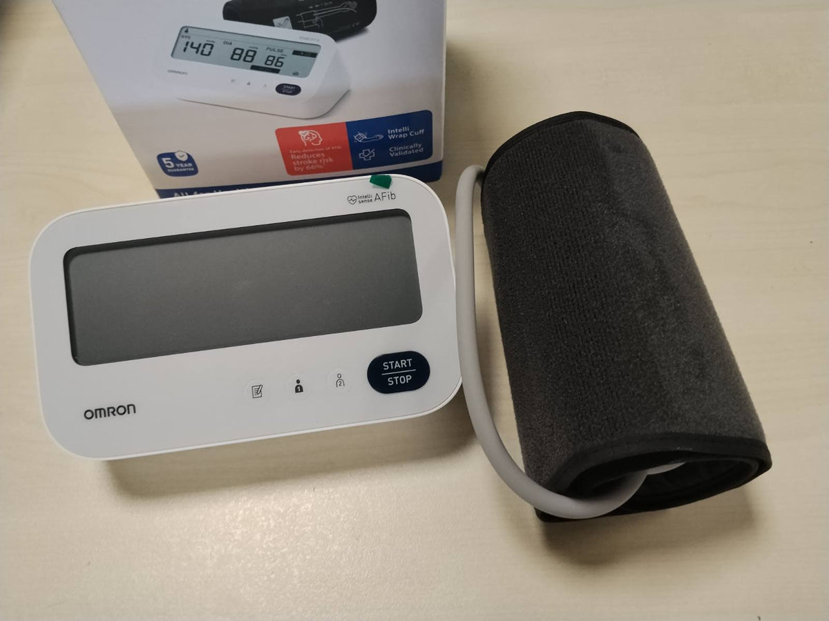 302830 - OMRON Monitorues i presionit të gjakut X3 Comfort AFib për krahun e sipërm me zbulim të AFib