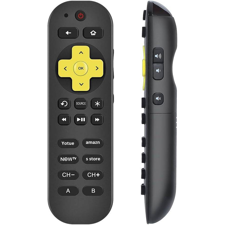 305603 - Gvirtue Telekomanda Zëvendësuese për Now TV Smart Box e Përputhshme me Media Player-in Transmetues Now TV HD, Roku Box 1/2/3/4 (LT HD XD XS XDS), N100HD, Roku Express/+, Premiere/+, Ultra