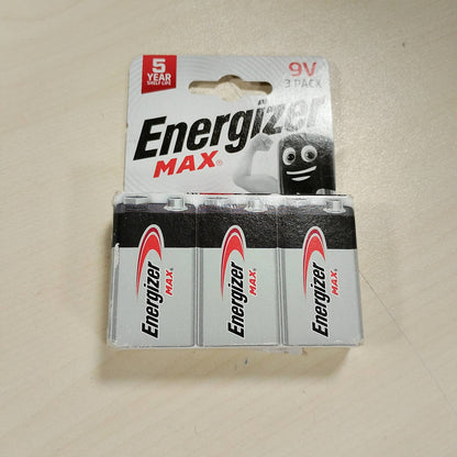 296382 - ENERGIZER MAX - BATERI BLLOKU 9V (3 COPË) - BATERI ALKALINE NËNTË VOLT - TË PËRSHTATSHME PËR DETEKTORË TIMI, ALARME ZJARI, ELEKTRONIKË DHE AUDIO - AFAT RUJTJEJE 5-VJEÇAR