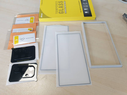 305605 - JETech Xham i temperuar për Samsung Galaxy S24 Ultra, pako 2+2