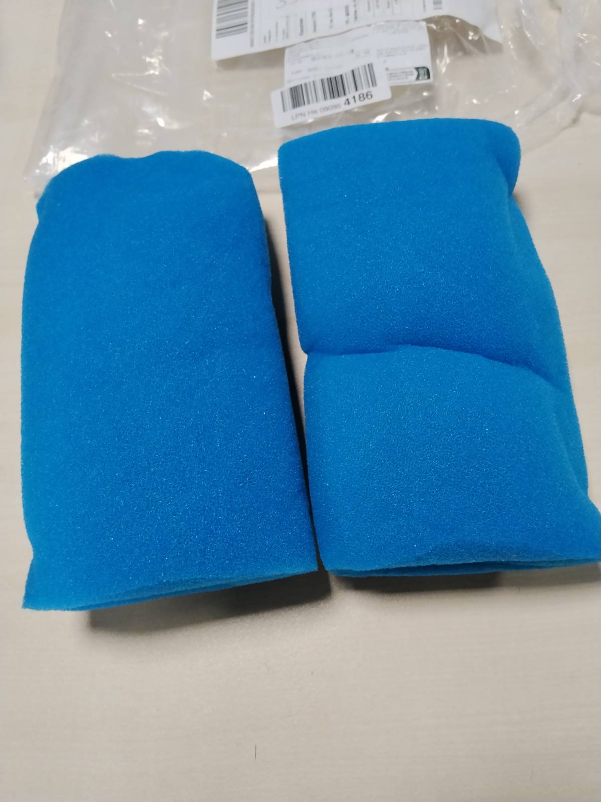 335331 - RosyFate Sfungjer Filtri me 2 Pjesë Tipi A, Filtër Pishine me Shkumë, Fishek Filtri i Ripërdorshëm, Blu