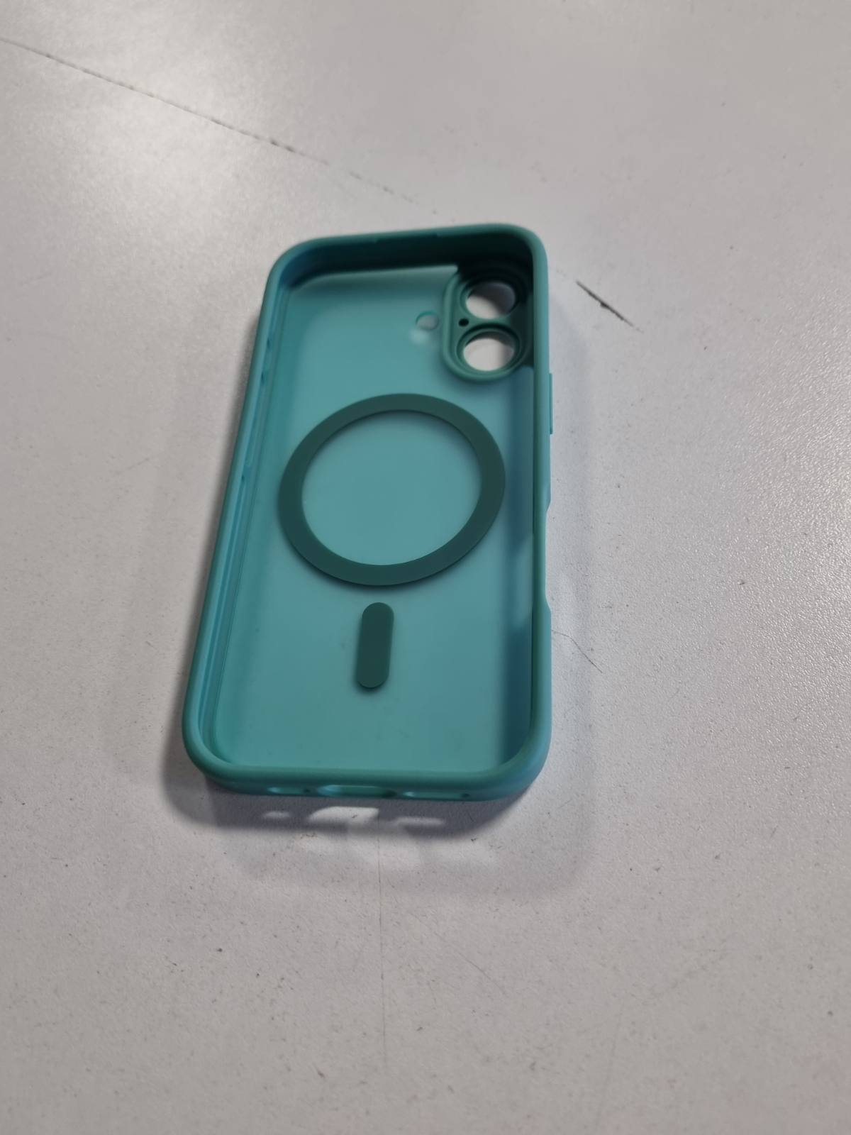 309171 - TOCOL Mbështjellës për iPhone 16, i pajtueshëm me MagSafe, ngjyrë blu të gjelbër