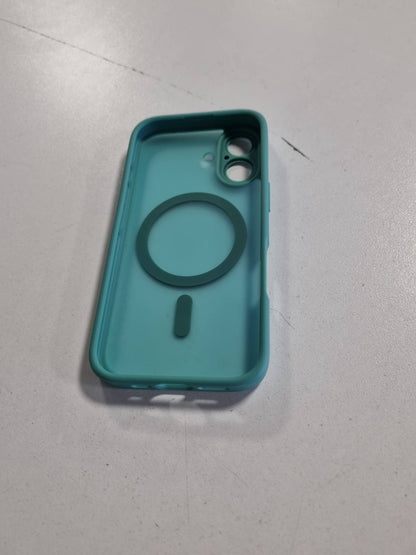 309171 - TOCOL Mbështjellës për iPhone 16, i pajtueshëm me MagSafe, ngjyrë blu të gjelbër