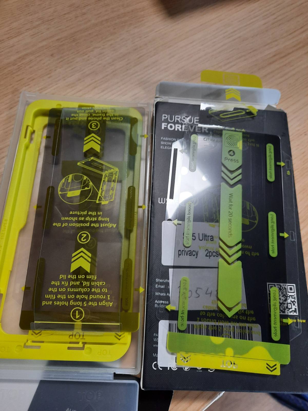 305485 - WSKEN Mbrojtës Ekrani për Privatësi prej Xhami të Temperuar për Samsung Galaxy S25 Ultra, 25° Anti-Spy, Eliminim Automatik i Pluhurit, Fletë Mbrojtëse 9H për Ekran të Plotë, Pako me 2 copë