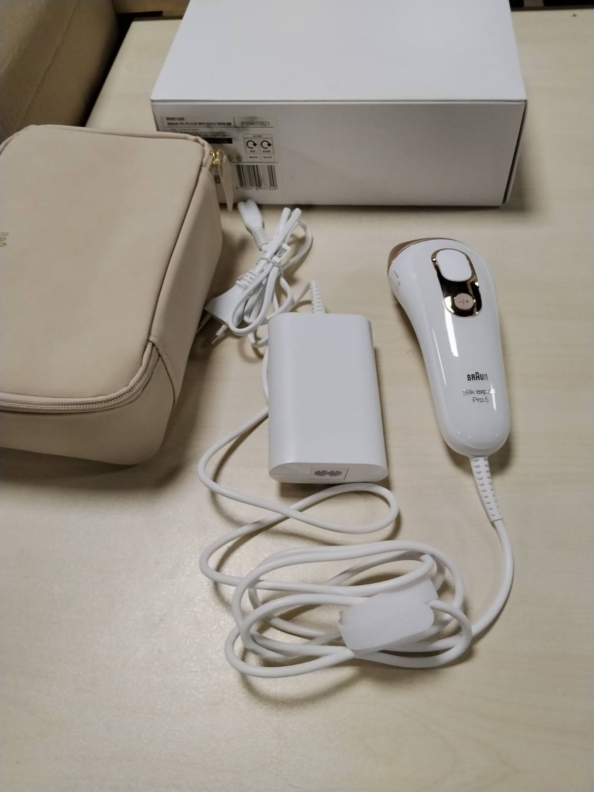 302683 - BRAUN Depilator Lumiere Pulsee Silk·expert Pro 5 PL5100, i bardhë dhe i kuq