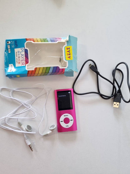 305442 - MP3 Player me Bluetooth, Ekran LCD 1.8 inç, Zë HiFi, Kufje të Përfshira, Mbështetje deri në 64 GB