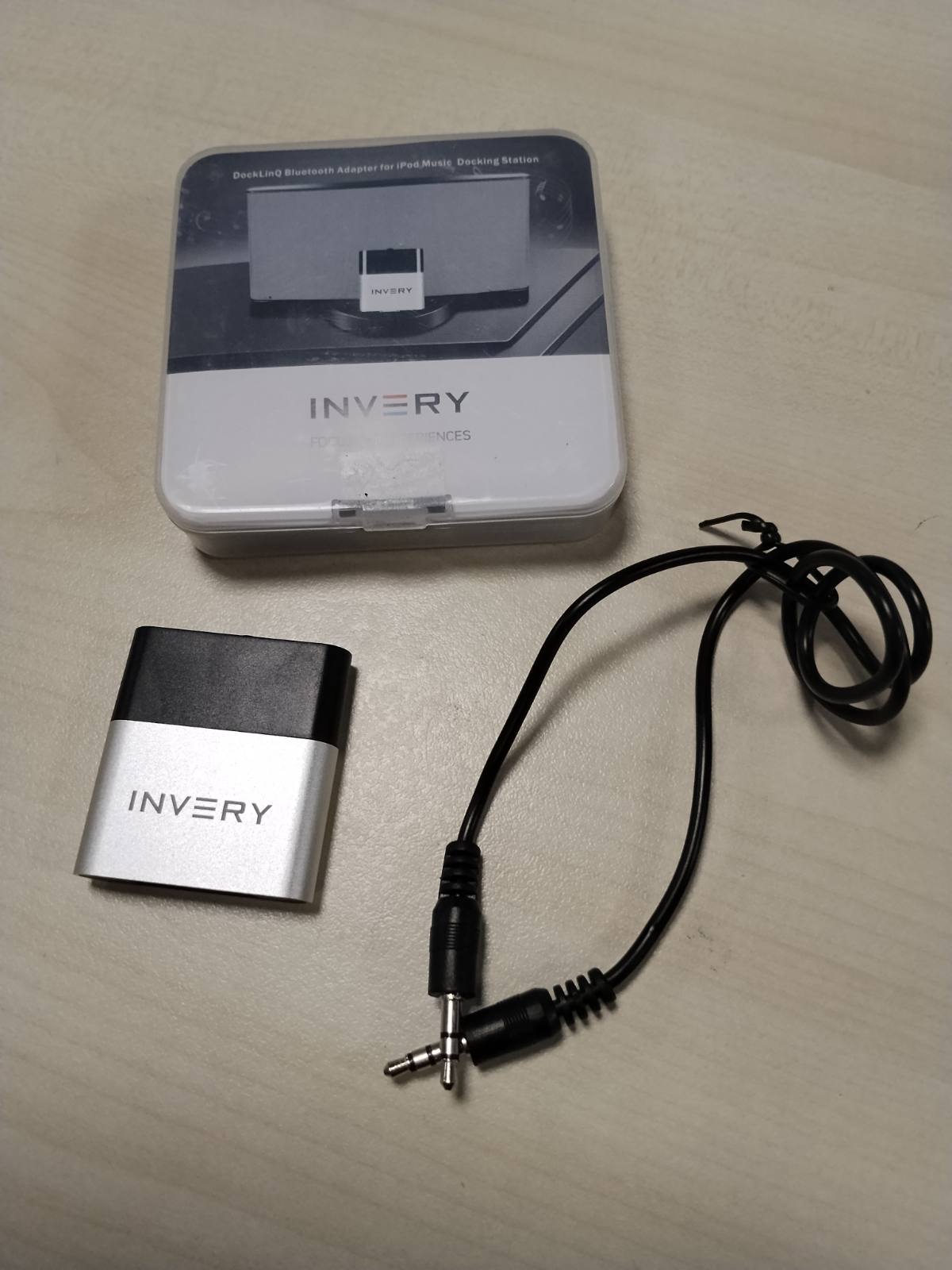 308848 - INVERY Marrës Adaptor Bluetooth 5.0 DockLinQ Pro 30-Kin për Bose Sounddock dhe stacione të tjera të lidhjes muzikore iPod/iPhone 30-Kin, jo për makina