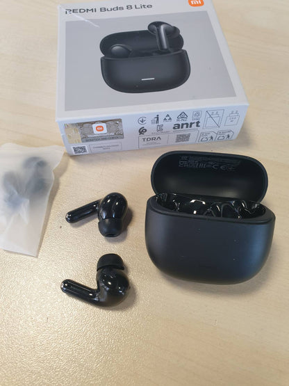 305376 - XIAOMI Redmi Buds 8 Lite, Kufje pa tel me anulim zhurme, të zeza