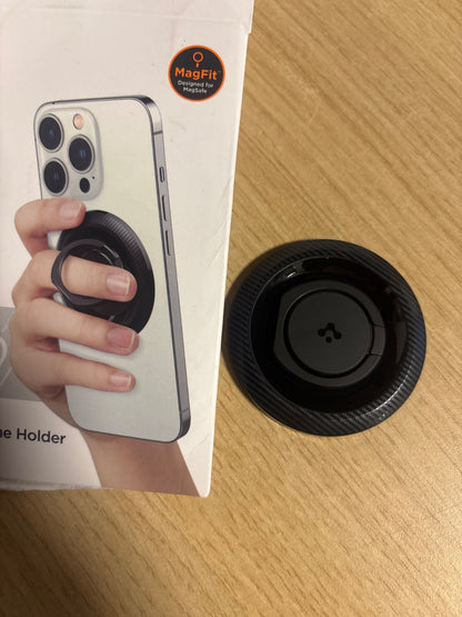 322176 - Unazë për telefon Spigen O-Mag – MagSafe – Karbon