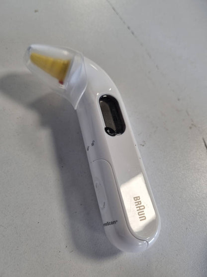 307605 - Braun ThermoScan 3 - Termometër veshi, matje e shpejtë 1-sekondëshe, ekran dixhital, i përshtatshëm për foshnje dhe fëmijë të vegjël, model IRT3030