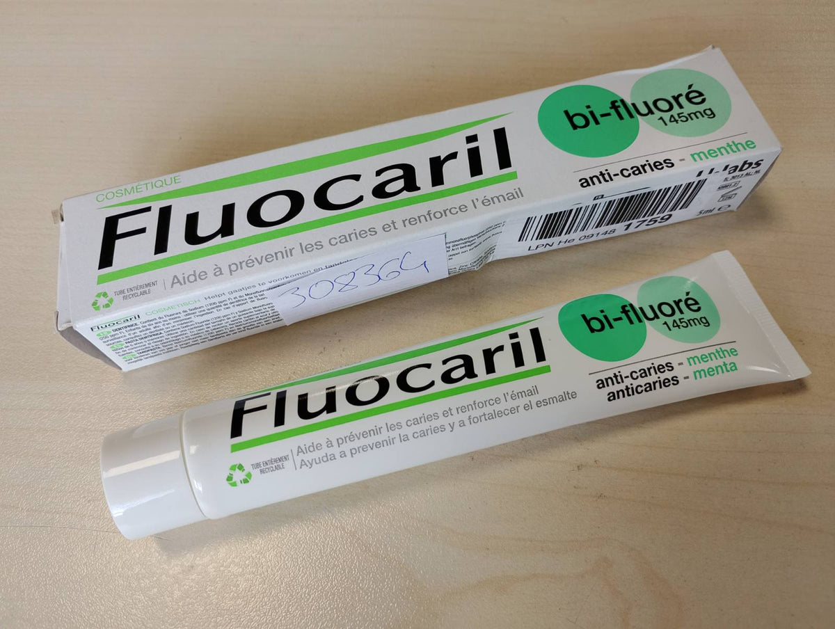308364 - FLUOCARIL Pastë dhëmbësh për fëmijë 6-13 vjeç Kundër kariesit Bi-fluorid 145mg - Shije e butë menteje - 75 ml