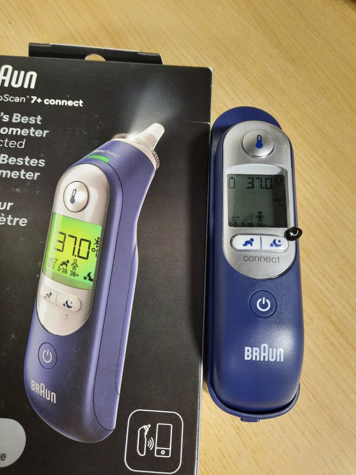 307223 - BRAUN ThermoScan 7+, termometër me lidhje, për përdorim të lehtë