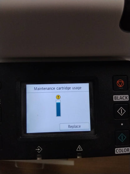 305000 - CANON Printer Shumëfunksional MAXIFY GX7050 MegaTank 4-në-1 (Bojë, Printim, Kopjim, Skanim, Faks, A4, WLAN, LAN, LCD 6.7 cm, Printim dhe Skanim Dupleks, 600 Fletë) i Bardhë