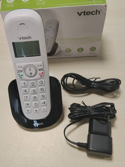 310119 - VTECH Telefon pa tel DECT CS1500, Karikim dyfishtë, Bllokim thirrjesh, Identifikim thirrësi, Altoparlant pa duar, Ekran me ndriçim nga prapa