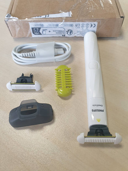 289672 - PHILIPS OneBlade Intime QP1924/30, rruajtje intime, shkurtim dhe rruajtje me mbrojtje shtesë të lëkurës, rruajtje e ngushtë dhe e rehatshme