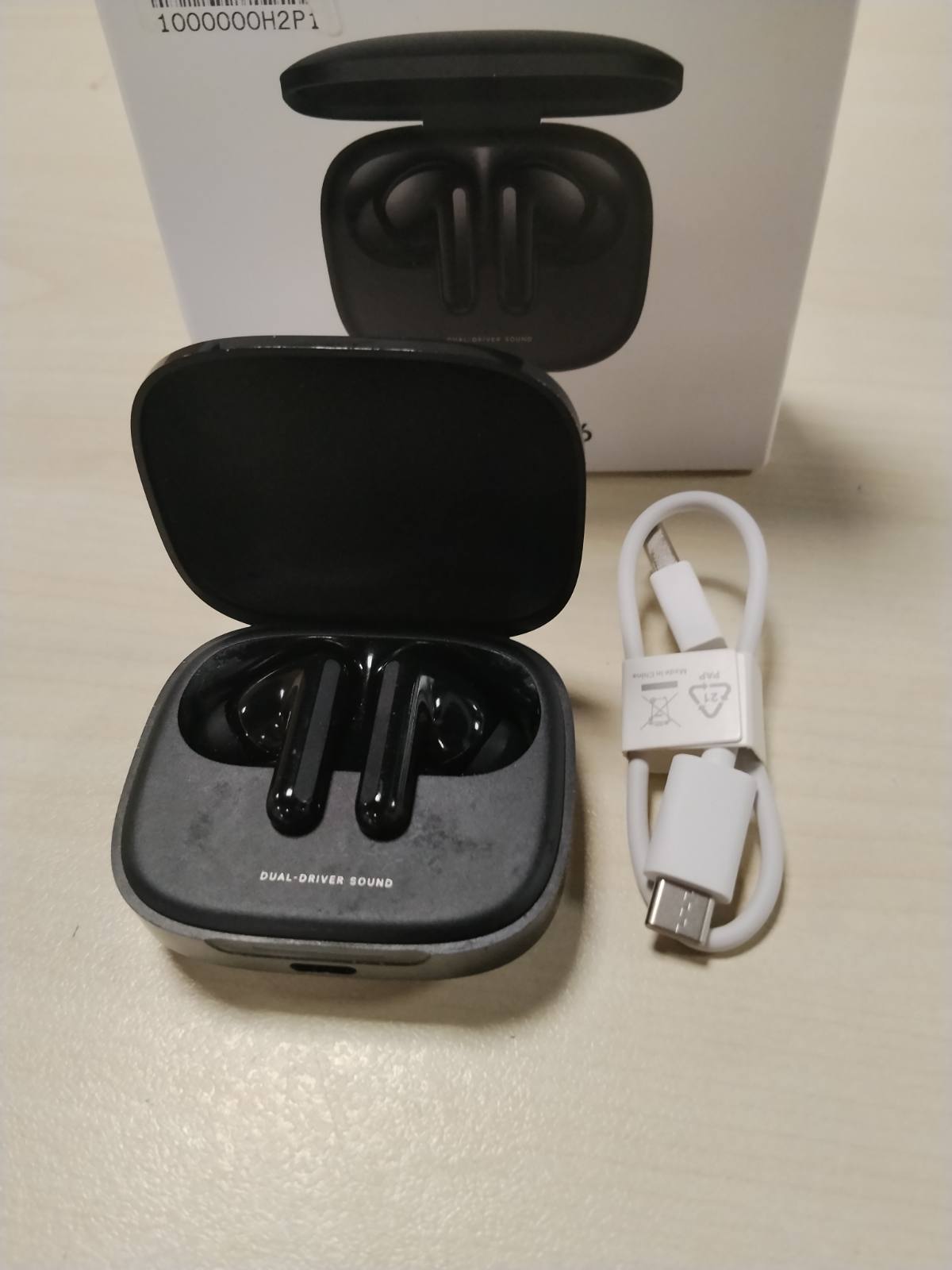 309740 - XIAOMI Redmi Buds 6 Black - Jetëgjatësi baterie 42 orë, Bluetooth 5.4, 49 dB ANC