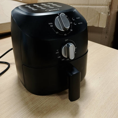 320822 - Midea - Fritezë me ajër të nxehtë 2L, 1150W, Skuqje pa vaj, Funksion fikjeje automatike, Pastrim i lehtë, Pa BPA, E zezë