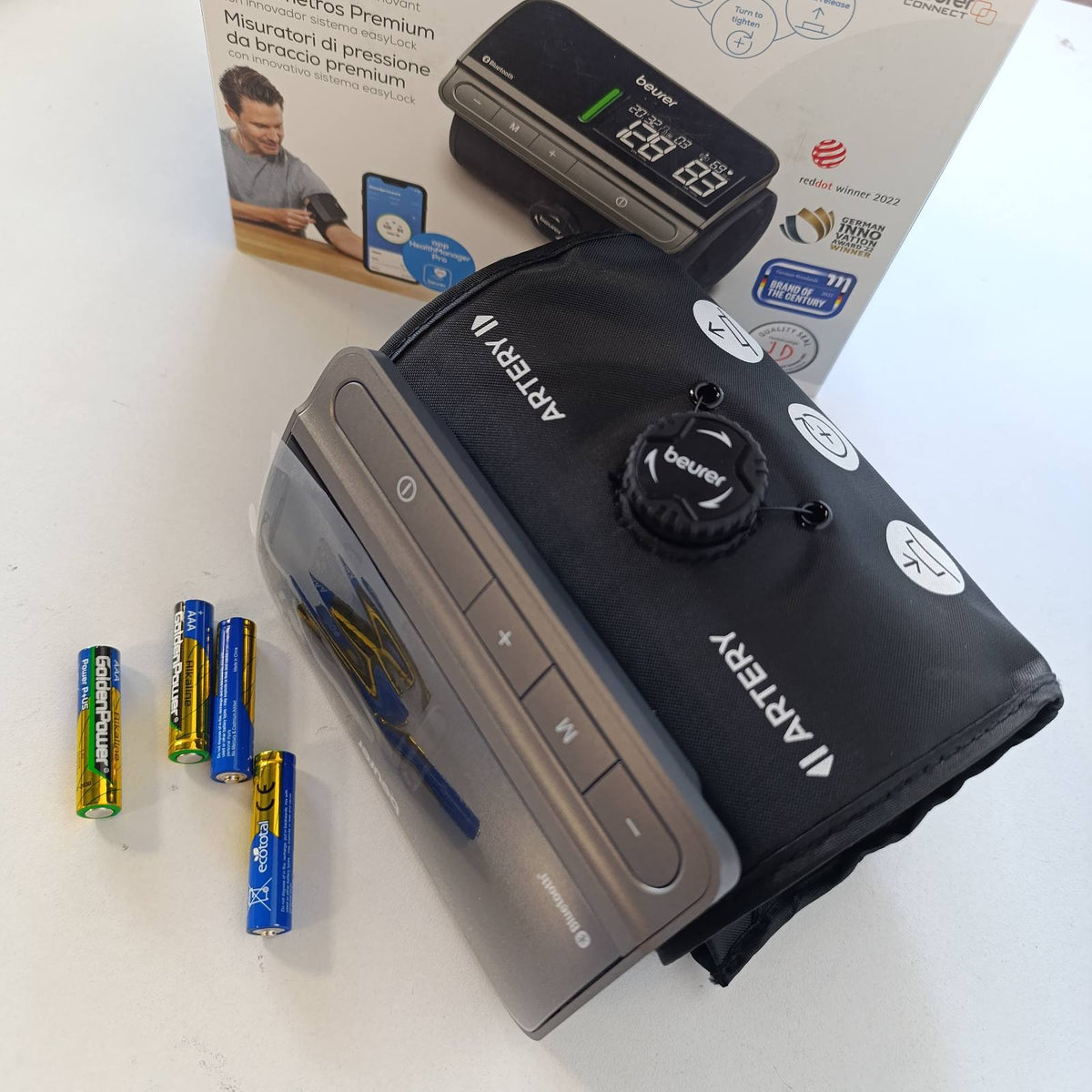 301652 - BEURER Monitor tensioni i gjakut BM 81 easyLock për krahun e sipërm, manshetë pa kabllo