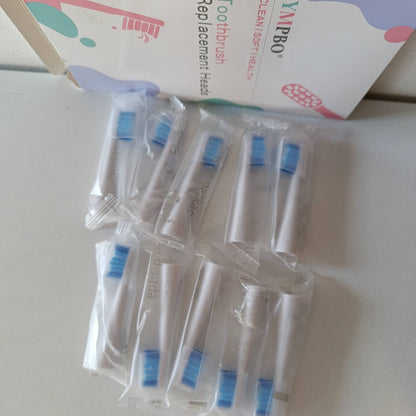 321902 - 10 Koka Furçe Zëvendësuese për Furçën Elektrike të Dhëmbëve Oral-B Pulsonic, të Bardha