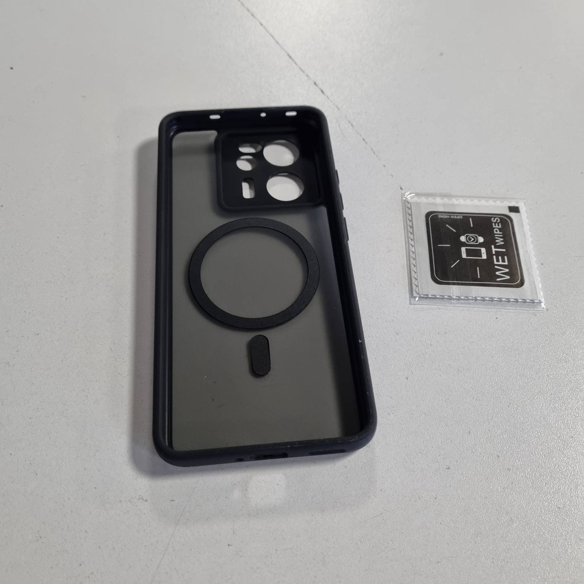 310292 - ZHUOFAN Mbështjellëse për Xiaomi 13T / 13T Pro 5G me MagSafe, 2 mbrojtëse ekrani për privatësinë prej xhami, mbulesë magnetike mat, transparente, rezistente ndaj goditjeve, e zezë.