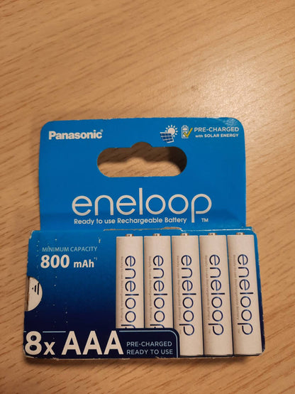 305426 - ENELOOP - Bateri të Rikarikueshme AAA, 8 copë, NiMH 800 mAh