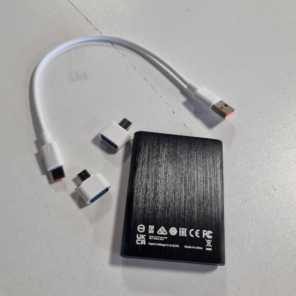309865 - OIUQJAUEQC Disk i jashtëm i ngurtë 2TB, 2.5 inç, portativ, i papërshkueshëm nga uji dhe goditjet