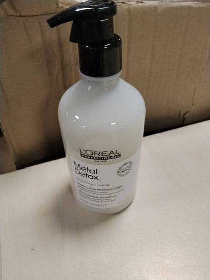 321142 - L'OREAL PROFESSIONNEL Krem Pastrues Metal Detox, Shampo Kundër Thyerjes dhe Anti-Metalike, 500 ml, Pa Sulfate