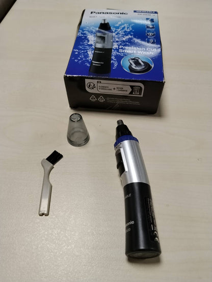 297280 - Panasonic ER-GN30-K503 – Prerëse për qimet e hundës, veshëve dhe fytyrës, për përdorim të thatë dhe të lagësht, me sistem pastrimi Vortex, e zezë
