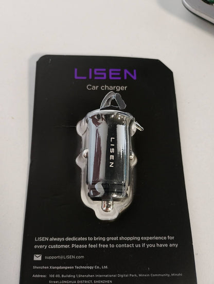 310681 - LISEN - Karikues për çakmak USB C, Karikues i shpejtë për makinë PD 36W & QC 18W 3.0, Adaptor Mini USB C për çakmak, Prizë çakmak 12V