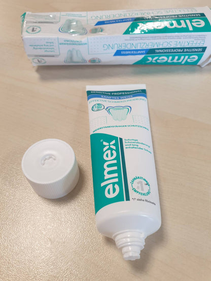 290487 - ELMEX SENSITIVE PROFESSIONAL plus Pastë dhëmbësh zbardhuese e butë, 75 ml