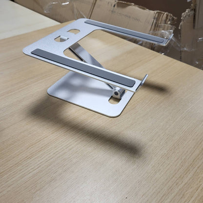 305380 - BABACOM Mbështetëse Laptopësh me Rregullim Lartësie, e Palosshme prej Lidhjeje Alumini, Ergonomike, e Ventiluar, për Laptopët 10-16" (Argjend)
