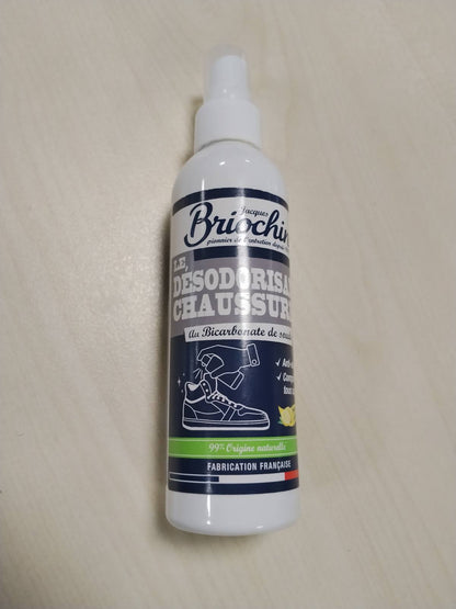 308300 - JACQUES BRIOCHIN Deodorant këpucësh me bikarbonat sode, aromë limoni, 200 ml