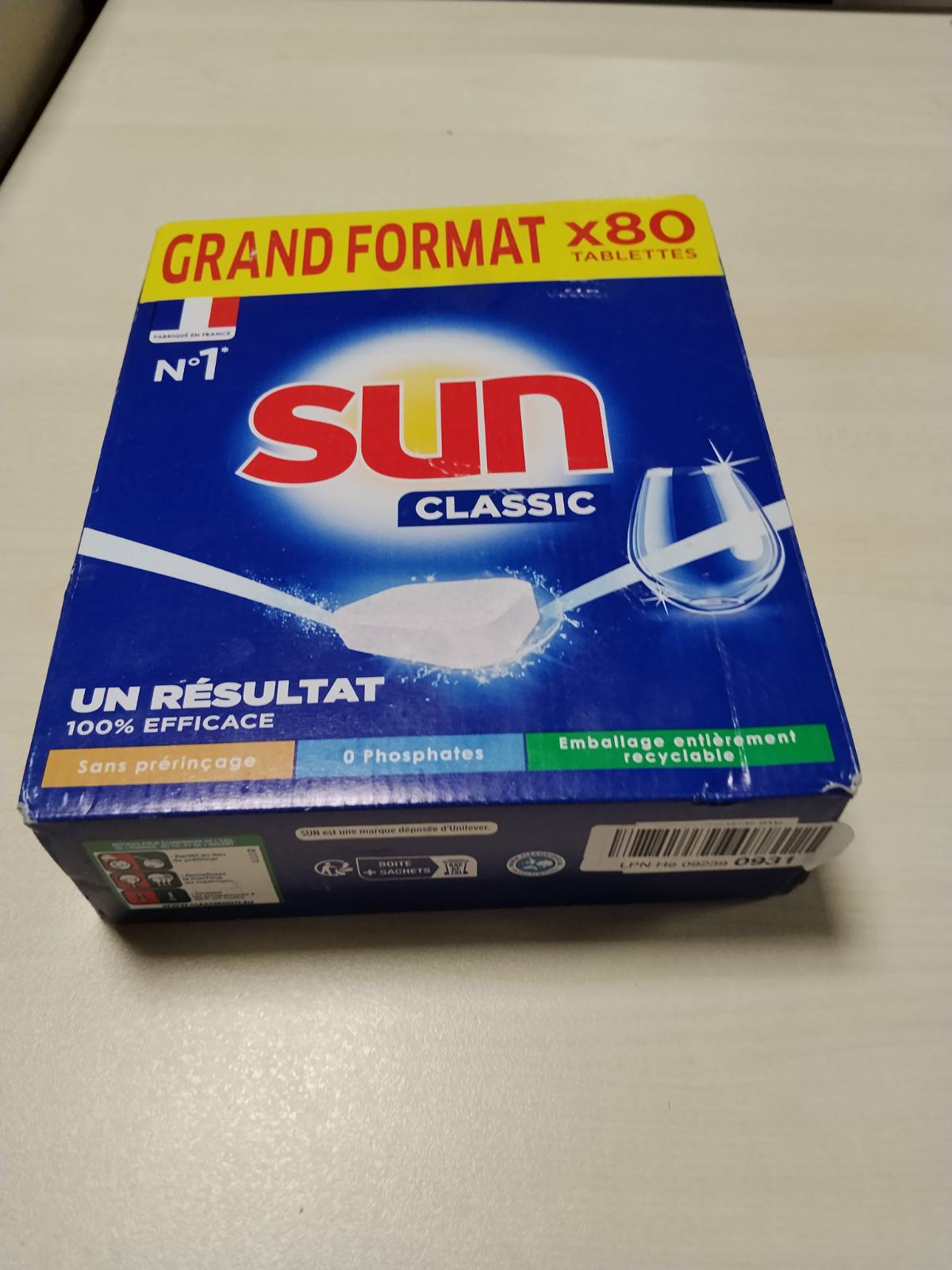 297485 - SUN Tableta për lavastovilje Klasike, të Rregullta, 80 tableta
