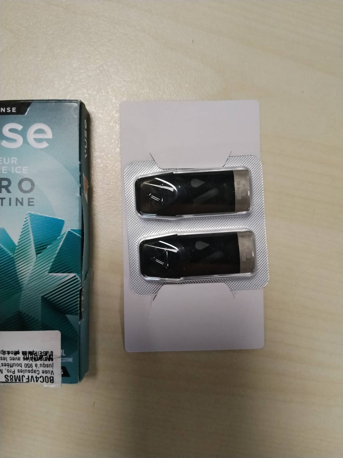 321912 - VUSE - Kapsula Intense Range, Mente Akullore, Pako me 2, deri në 1000 thithje për kapsulë, 2.0 ml lëng elektronik, pa nikotinë