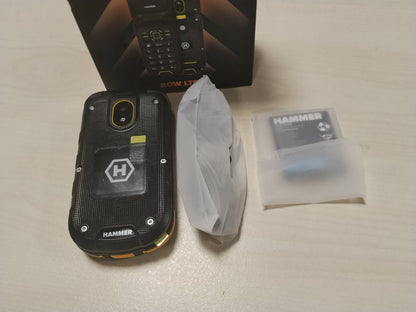 309561 - HAMMER Telefon i fuqishëm Bow LTE 4G me palosje, i pakyçur, i papërshkueshëm nga uji dhe pluhuri, IP68, me bateri të madhe 1200mAh