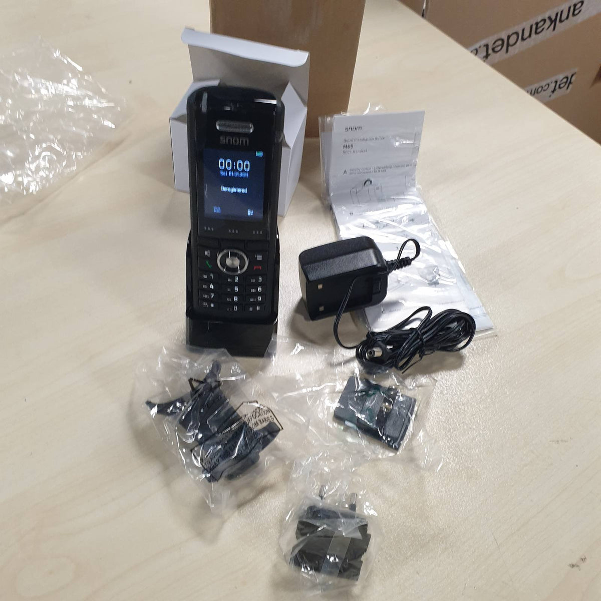 309451 - SNOM Telefon profesional SNO-M65 për përdorim me ekranin bazë M700, 2"