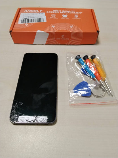 305203 - ARSSLY Ekran LCD (Versioni Amerikan) për Samsung S23 5G, Ekran me Kornizë Prekjeje, Montim Dixhitalizuesi me Riparim (Nuk Mbështet Gjurmë Gishtërinjsh)