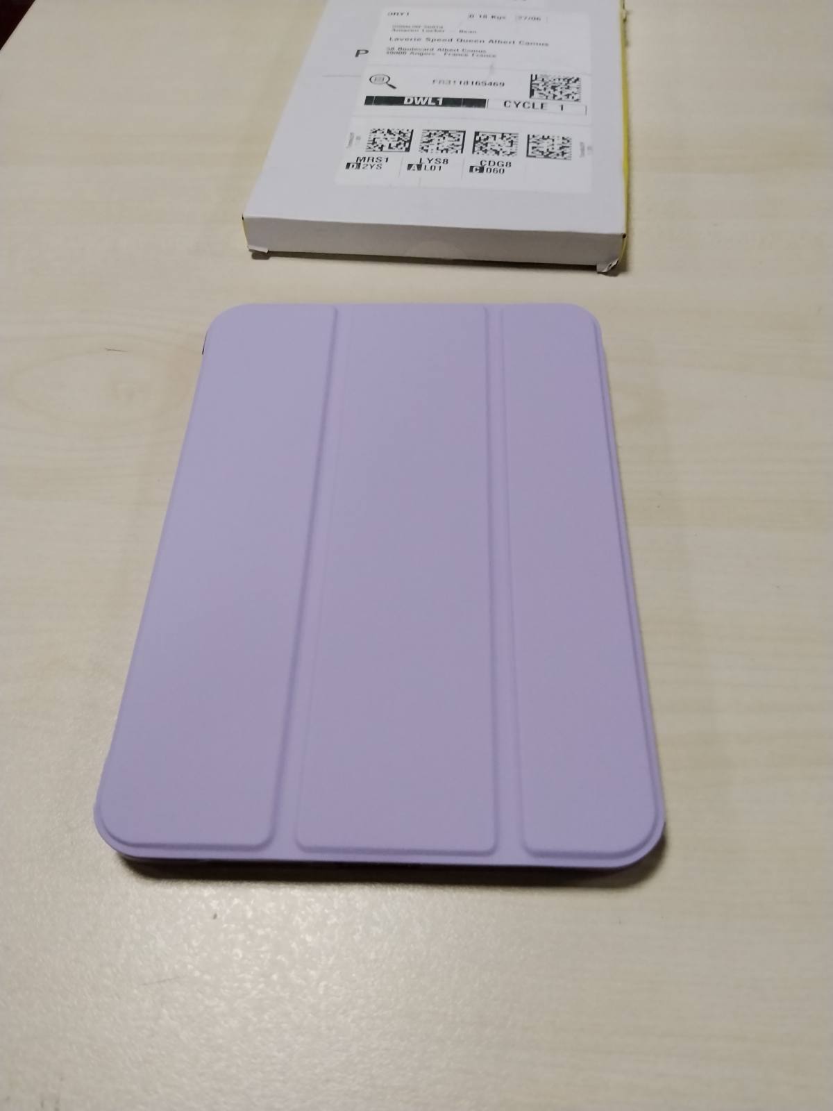 310274 - JETech MBËSHTJELLËS PËR IPAD MINI A17 PRO/GJENERATA E 6-TË, VJOLLCË E ÇELTË
