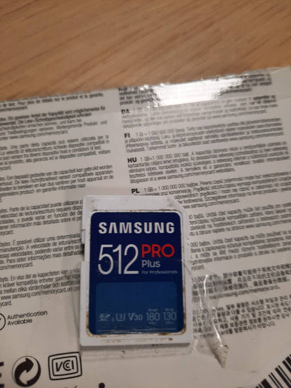 295688 - SAMSUNG PRO Plus – Kartë SD 512 GB – 180 dhe 130 MB/s