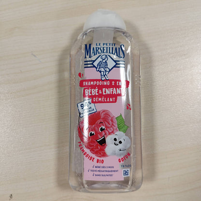 302670 - Le Petit Marseillais Shampo 2-në-1 për Bebe dhe Fëmijë me Mjedër dhe Pambuk Organik, 300 ml, 94% përbërës natyral