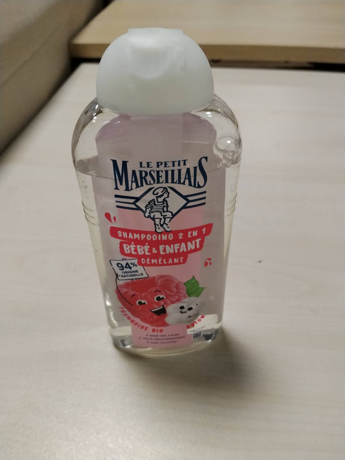 302672 - LE PETIT MARSEILLAIS - Shampo 2-në-1 për Bebe dhe Fëmijë me Mjedër dhe Pambuk Organik (300 ml)