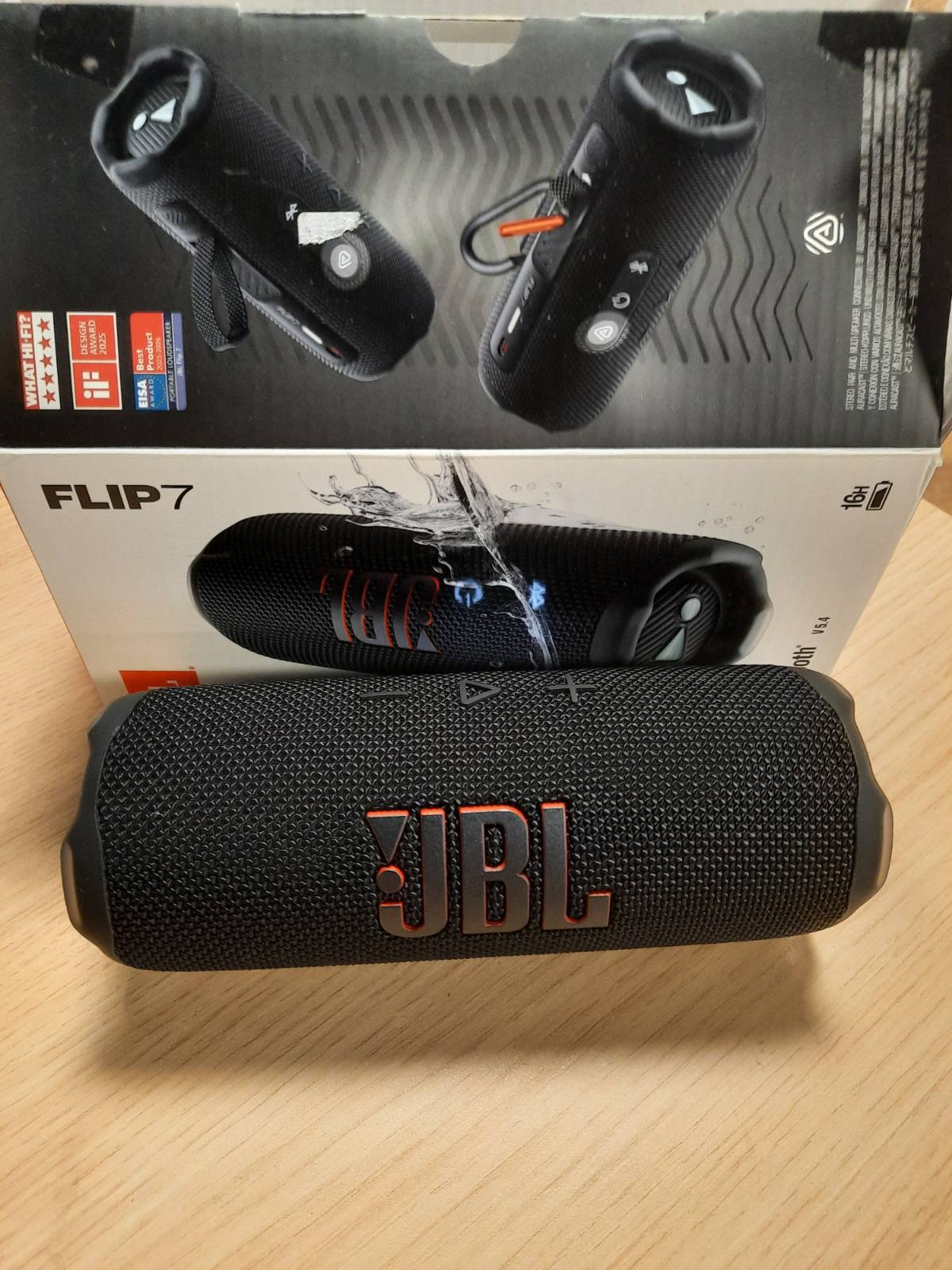 308625 - JBL Flip 7, Altoparlant Bluetooth pa tel portativ, i papërshkueshëm nga uji, i zi