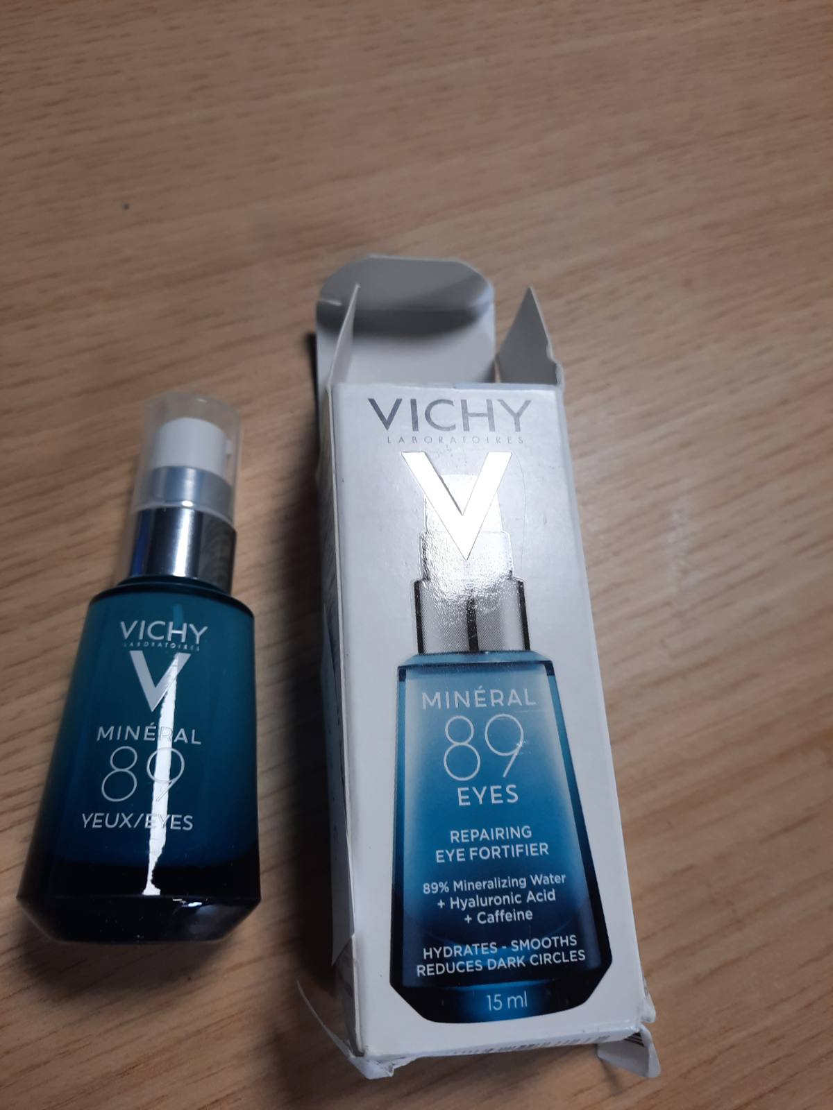 302226 - VICHY - Mineral 89 - Xhel për Konturin e Syve - Kujdes Hidratues me Acid Hialuronik dhe Kafeinë - Testuar dermatologjikisht