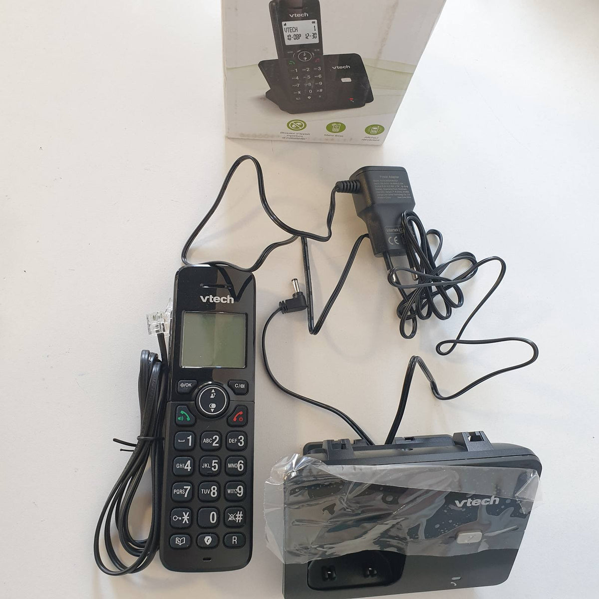310086 - VTECH Telefon shtëpiak pa tel CS2000 DECT, bllokues thirrjesh të padëshiruara, rreze deri në 300 m, identifikim i thirrësit, pritje thirrjesh